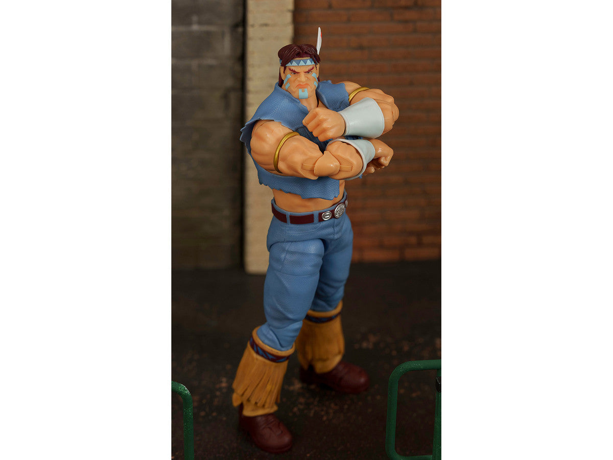 T. Hawk 7.5" Moveable Figure with Accessories and Alternate Head and Hands "Ultra Street Fighter II: The Final Challengers" (2017) Video Game Model by Jada Jada