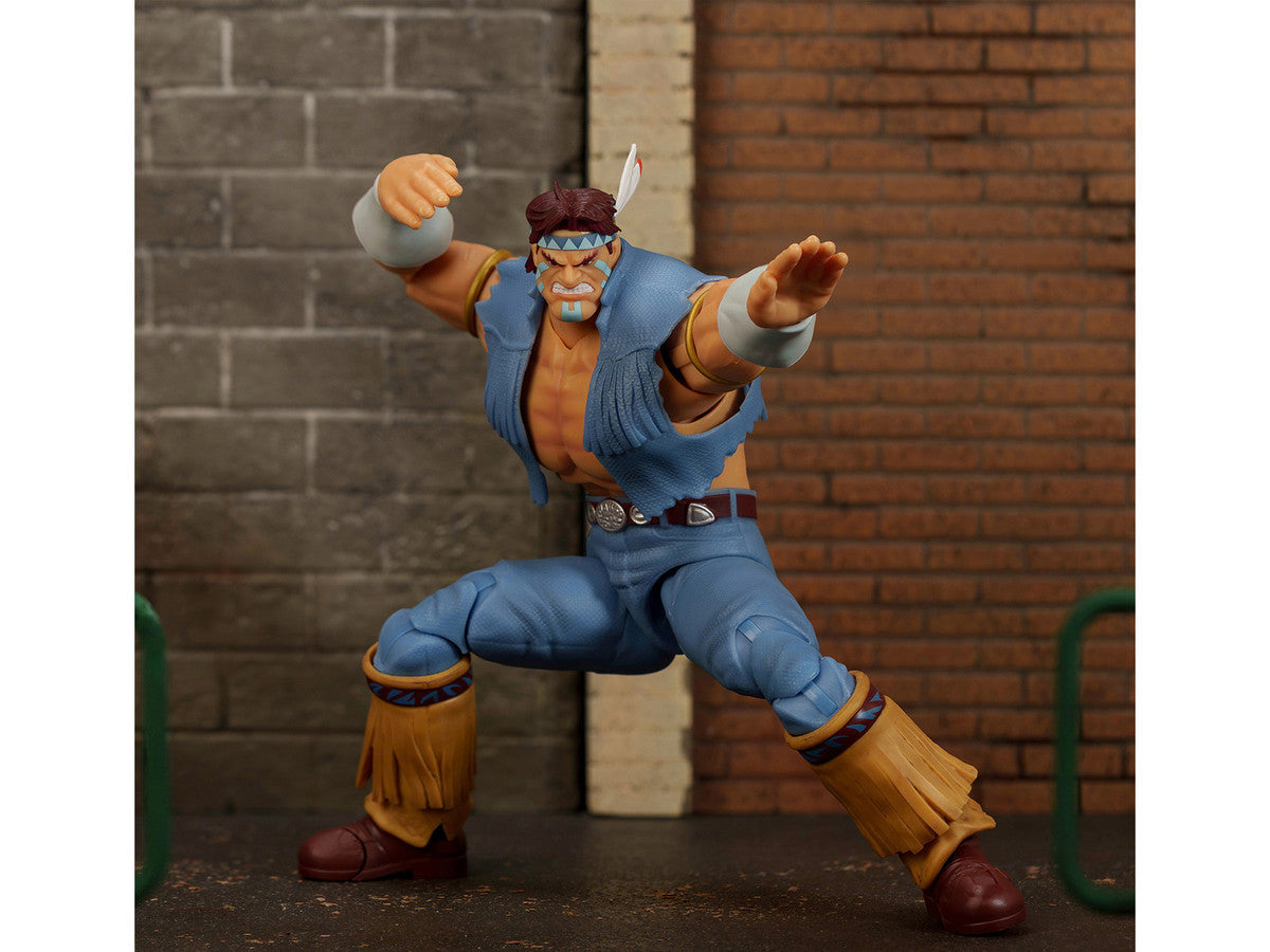 T. Hawk 7.5" Moveable Figure with Accessories and Alternate Head and Hands "Ultra Street Fighter II: The Final Challengers" (2017) Video Game Model by Jada Jada