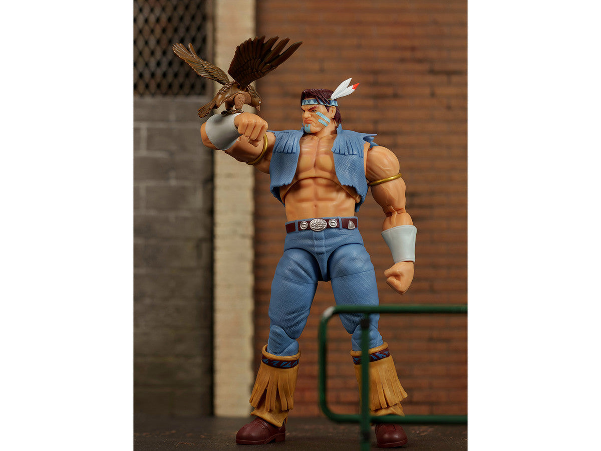 T. Hawk 7.5" Moveable Figure with Accessories and Alternate Head and Hands "Ultra Street Fighter II: The Final Challengers" (2017) Video Game Model by Jada Jada