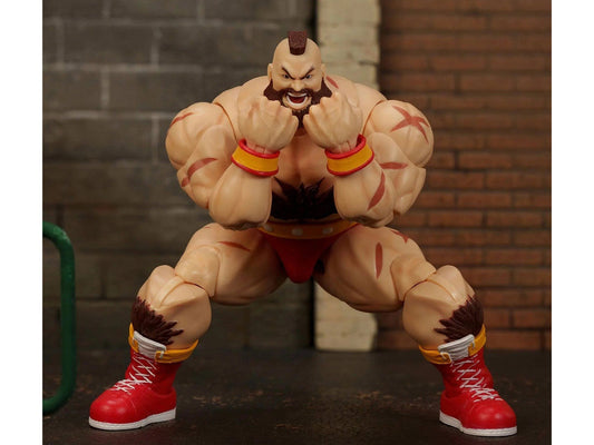 Zangief 7.5" Moveable Figure with Accessories and Alternate Head and Hands "Ultra Street Fighter II: The Final Challengers" (2017) Video Game Model by Jada Jada