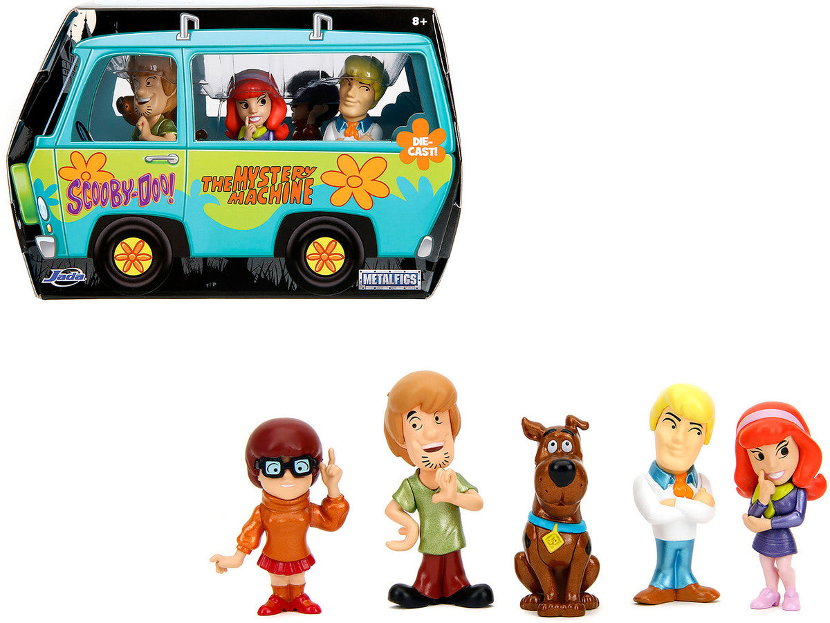Set of 5 Diecast Figures "Scooby-Doo" TV Series "Metalfigs" Series Diecast Models by Jada Jada