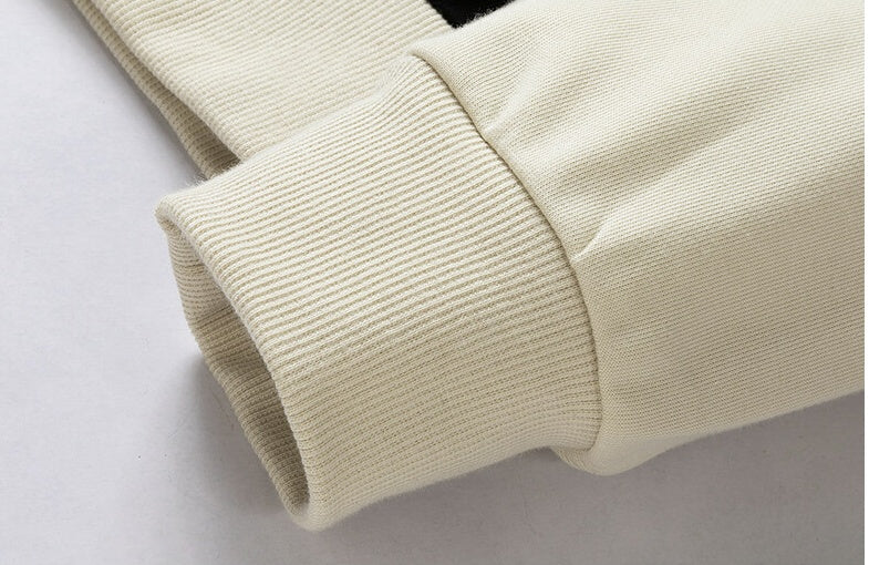 Fleeced Hoodie Pullover For Men With Round Collar LadyShow.Store