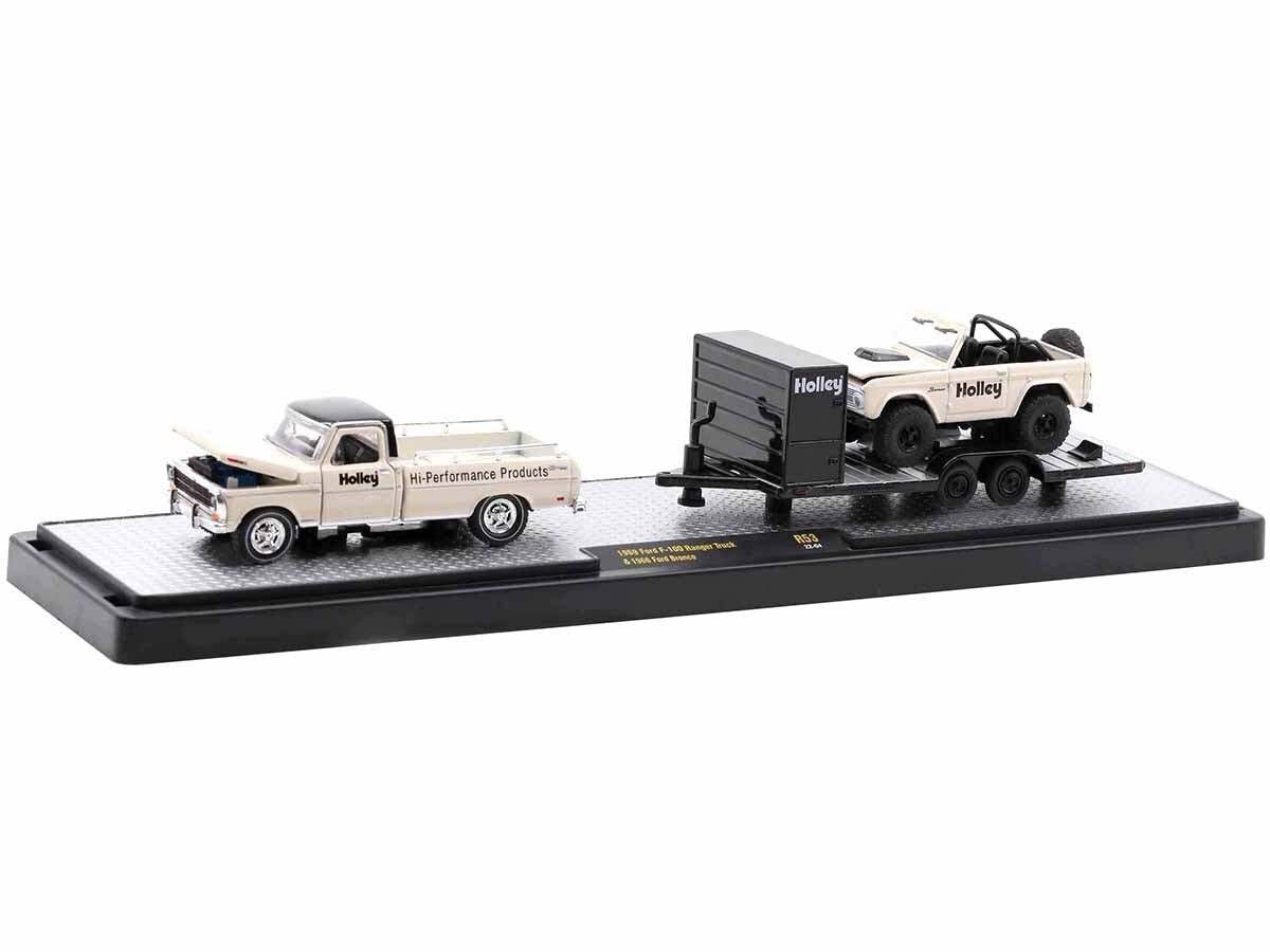 Auto Haulers Set of 3 Trucks Release 53 Limited Edition to 8400 pieces Worldwide 1/64 Diecast Model Cars by M2 Machines