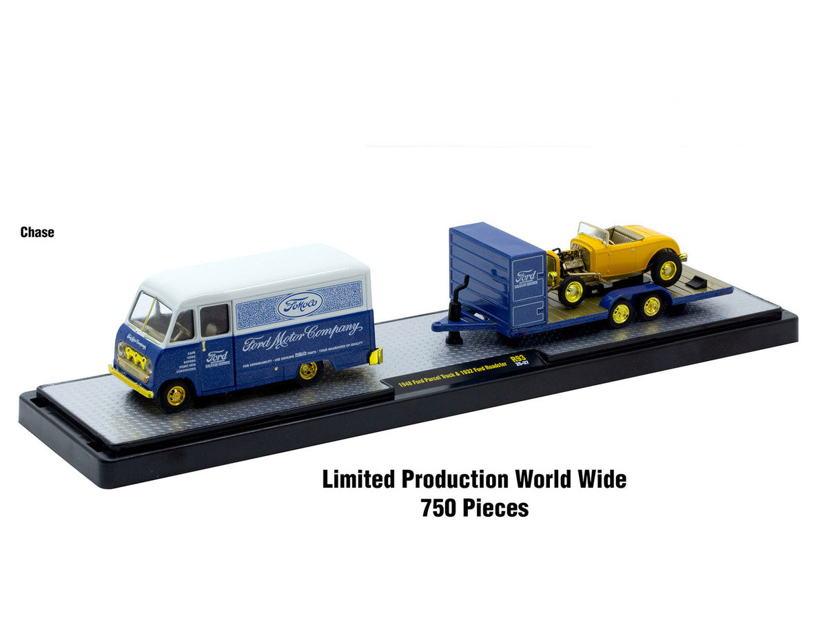 Auto Haulers Set of 3 Trucks Release 93 Limited Edition to 6000 pieces Worldwide 1/64 Diecast Model Cars by M2 Machines-2