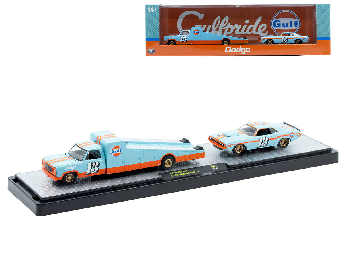 Auto Haulers Set of 3 Trucks Release 99 Limited Edition to 7600 pieces Worldwide 1/64 Diecast Models by M2 Machines M2