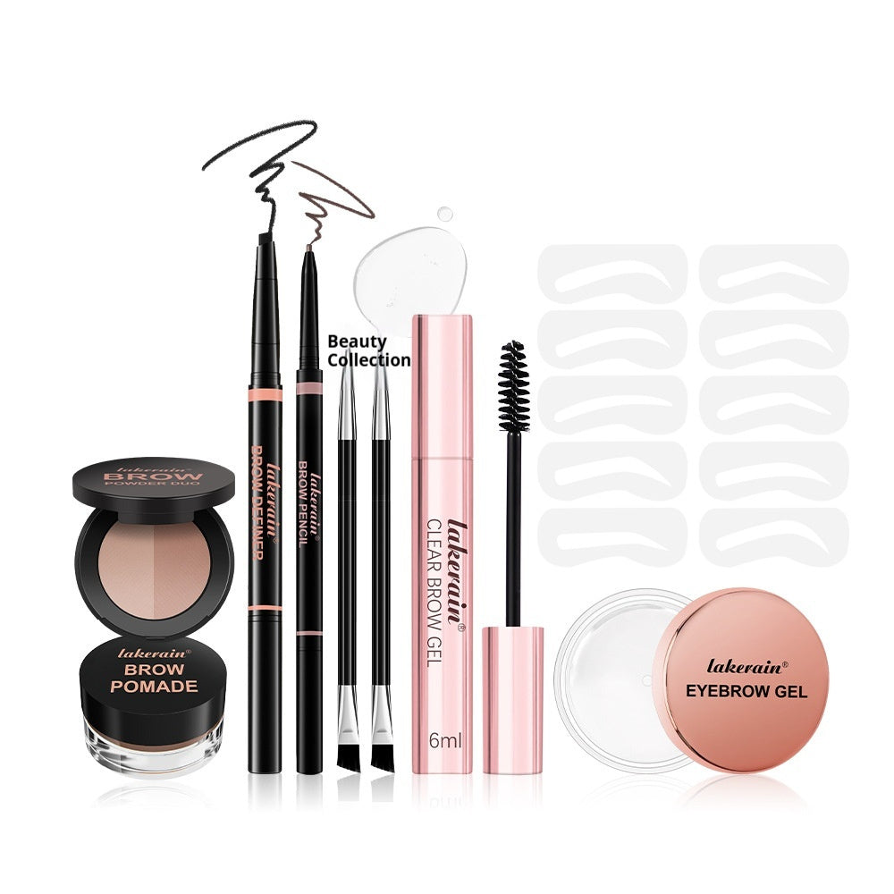 Full Set Of Eyebrows Suit Eyebrow Pencil Natural Suit CJD