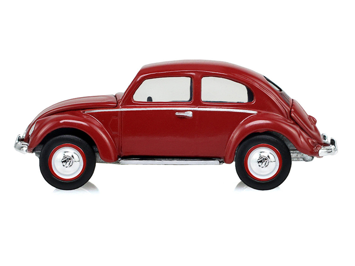 1953 Volkswagen Beetle Split Rear Window Dark Red "Club Vee-Dub" Series 22 1/64 Diecast Model Car by Greenlight Greenlight