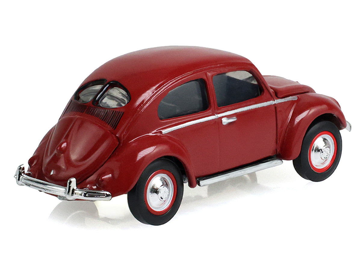 1953 Volkswagen Beetle Split Rear Window Dark Red "Club Vee-Dub" Series 22 1/64 Diecast Model Car by Greenlight Greenlight