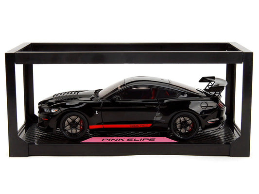 Shelby GT500 "Code Red" Black with Red Stripes "Pink Slips" Series 1/18 Diecast Model Car by Jada Jada