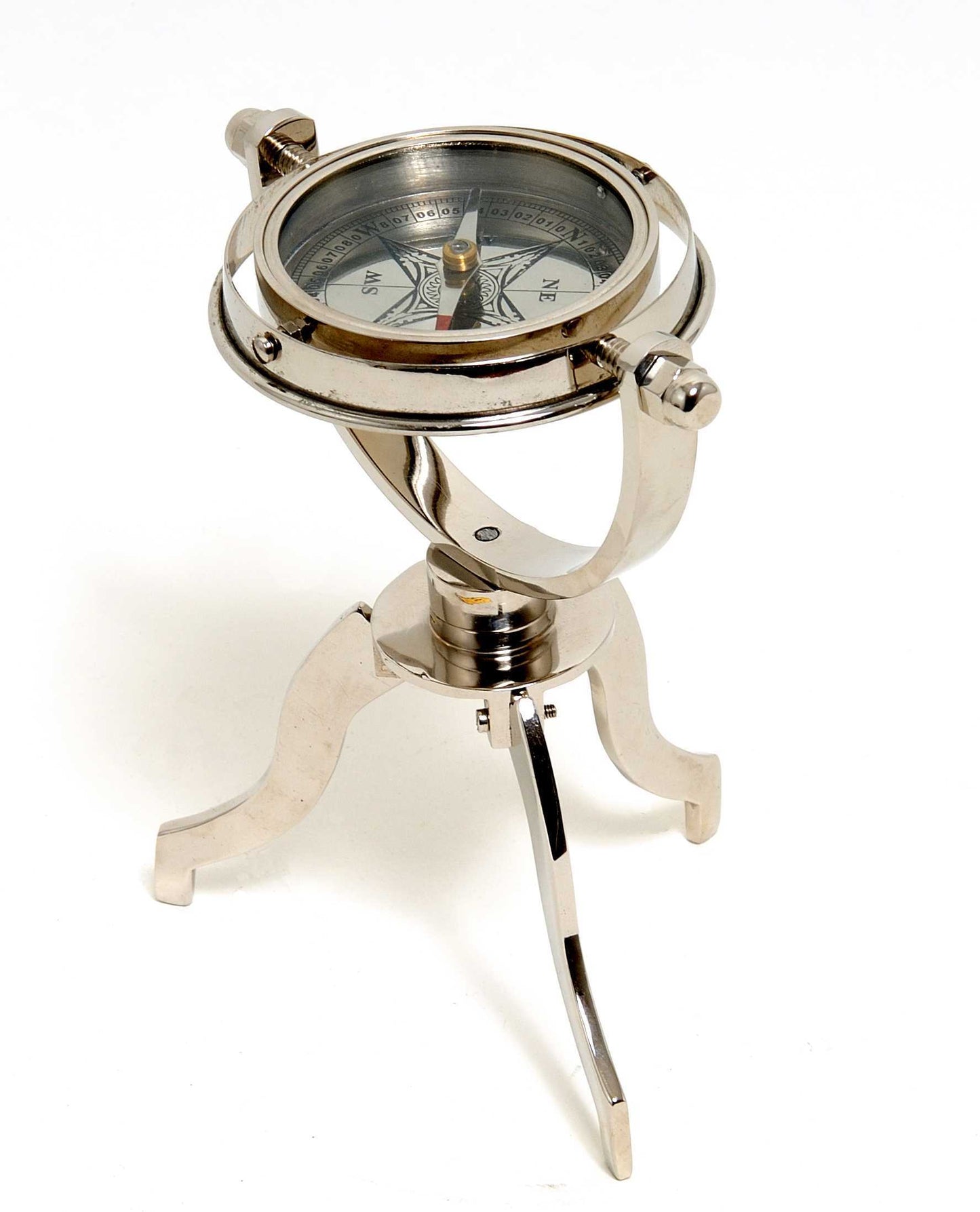 5" X 5" X 8.5" Gimbaled Compass On Tristand W2B