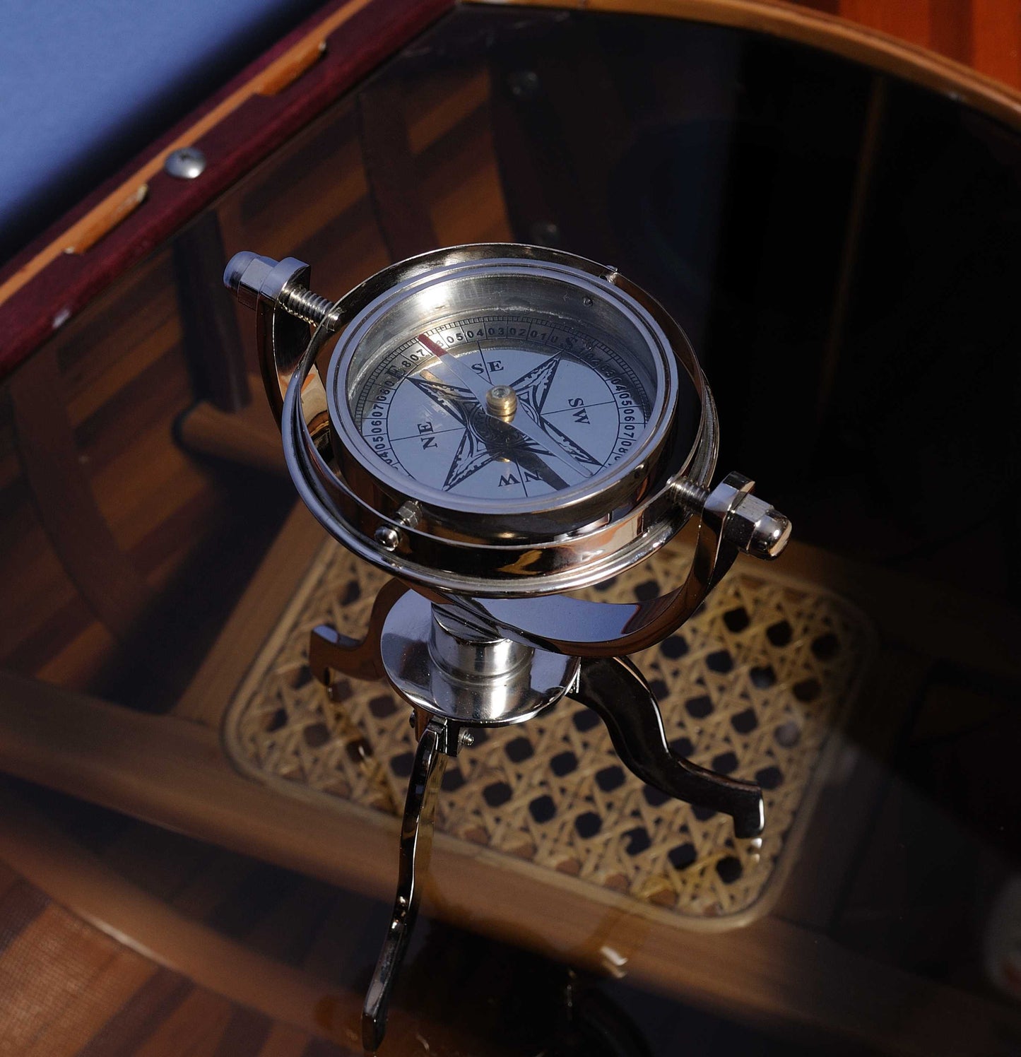 5" X 5" X 8.5" Gimbaled Compass On Tristand W2B