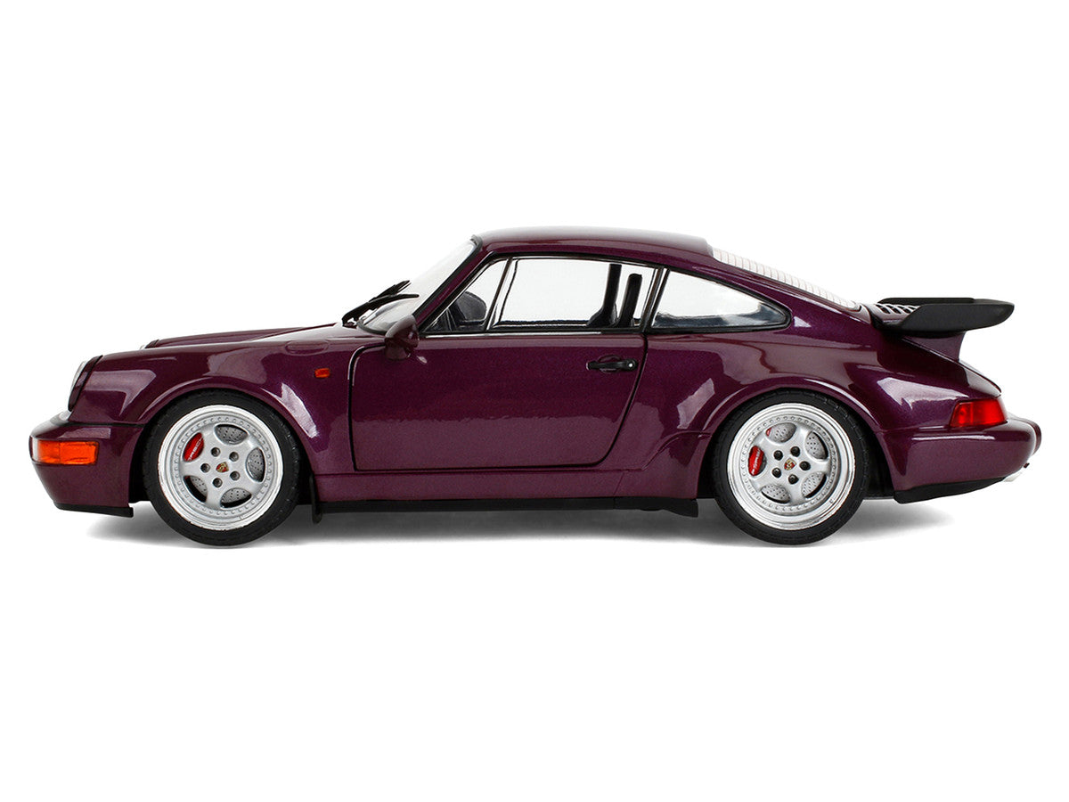 Porsche 911 3.6 Turbo Purple Metallic "Pink Slips" Series 1/18 Diecast Model Car by Jada Jada