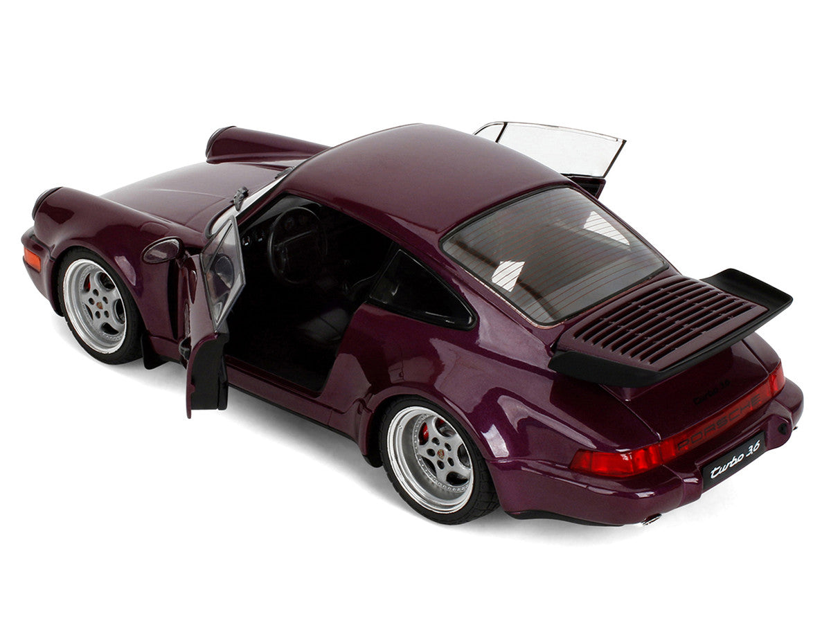 Porsche 911 3.6 Turbo Purple Metallic "Pink Slips" Series 1/18 Diecast Model Car by Jada Jada