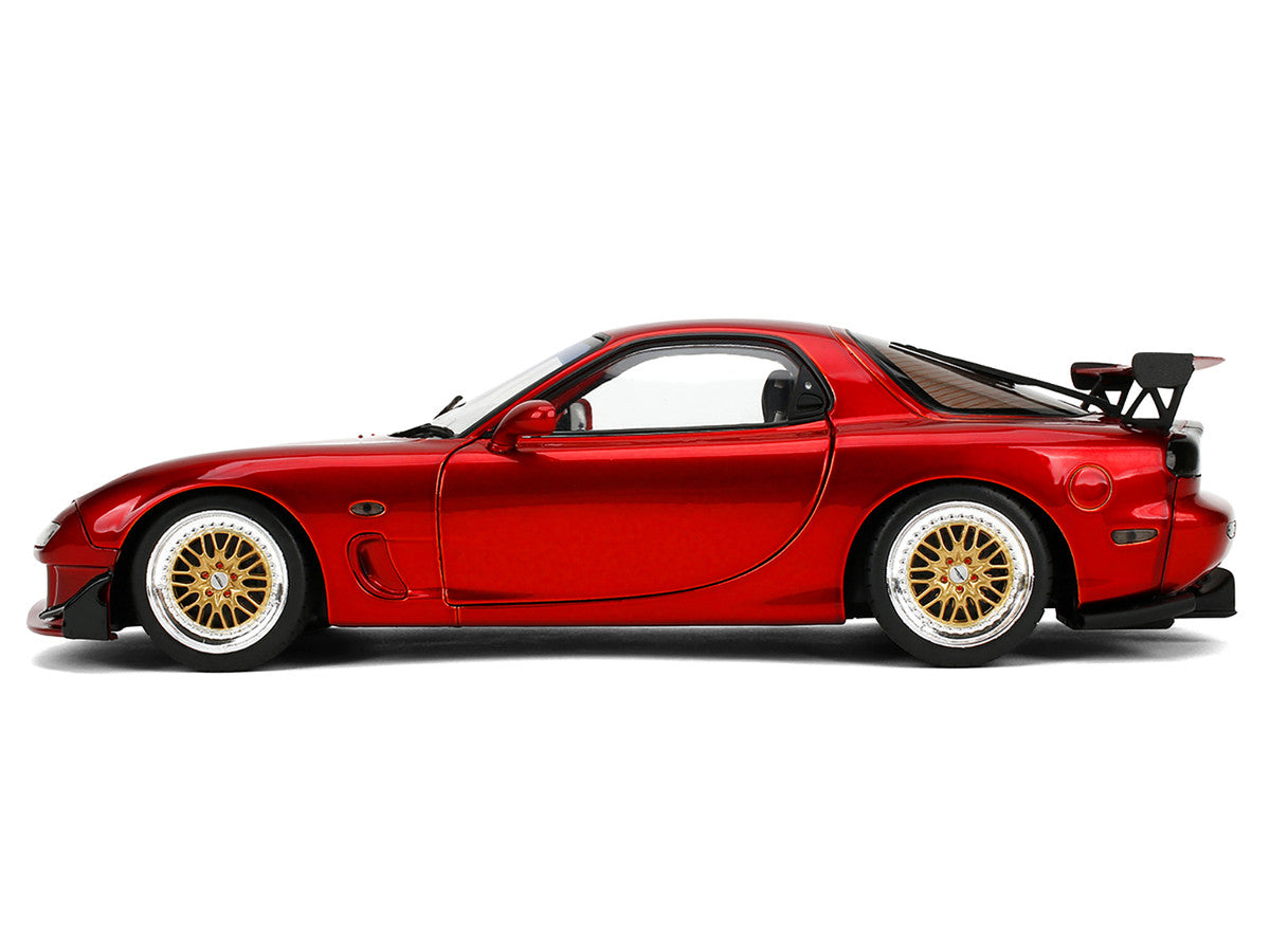 Mazda RX7 Type RS (FD3S) RHD (Right Hand Drive) Orange Metallic "Pink Slips" Series 1/18 Diecast Model Car by Jada Jada