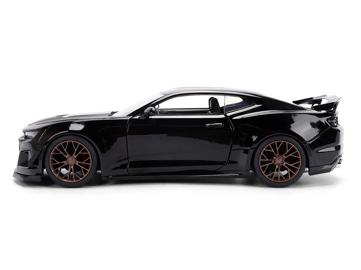 2024 Chevrolet Camaro ZL1 1LE Black "Fast X" (2023) Movie "Fast & Furious 25th Anniversary" Series 1/24 Diecast Model Car by Jada Jada
