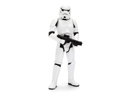 2021 Dodge Charger SRT Hellcat White with Graphics and Stormtrooper Figure "Star Wars" Franchise "Hollywood Rides" Series 1/24 Diecast Model Car by Jada Jada