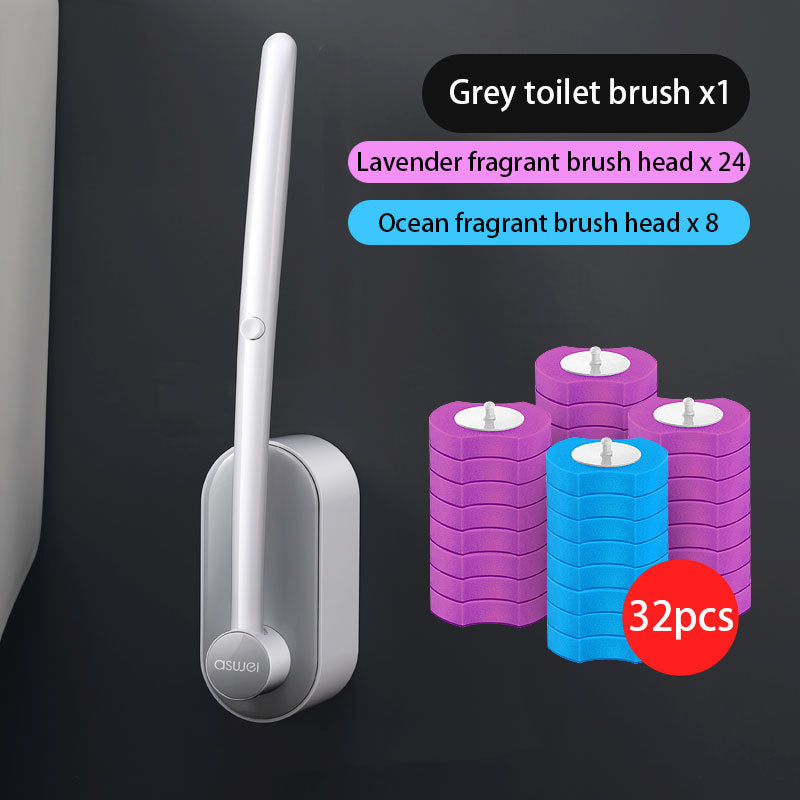 Disposable No Dead Angle Toilet Cleaning Brush Best YouTube Store
