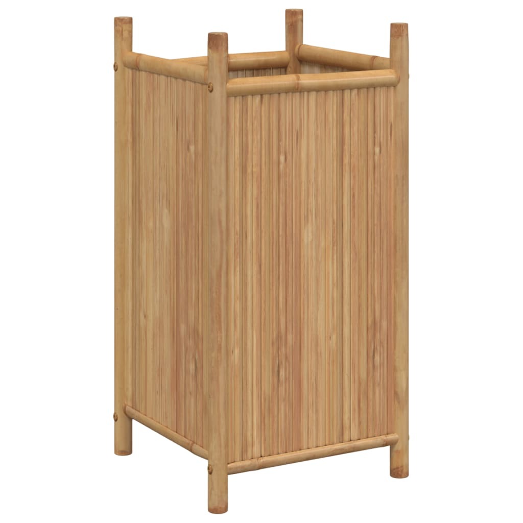 Planter 15.7"x15.7"x31.5" Bamboo W2B