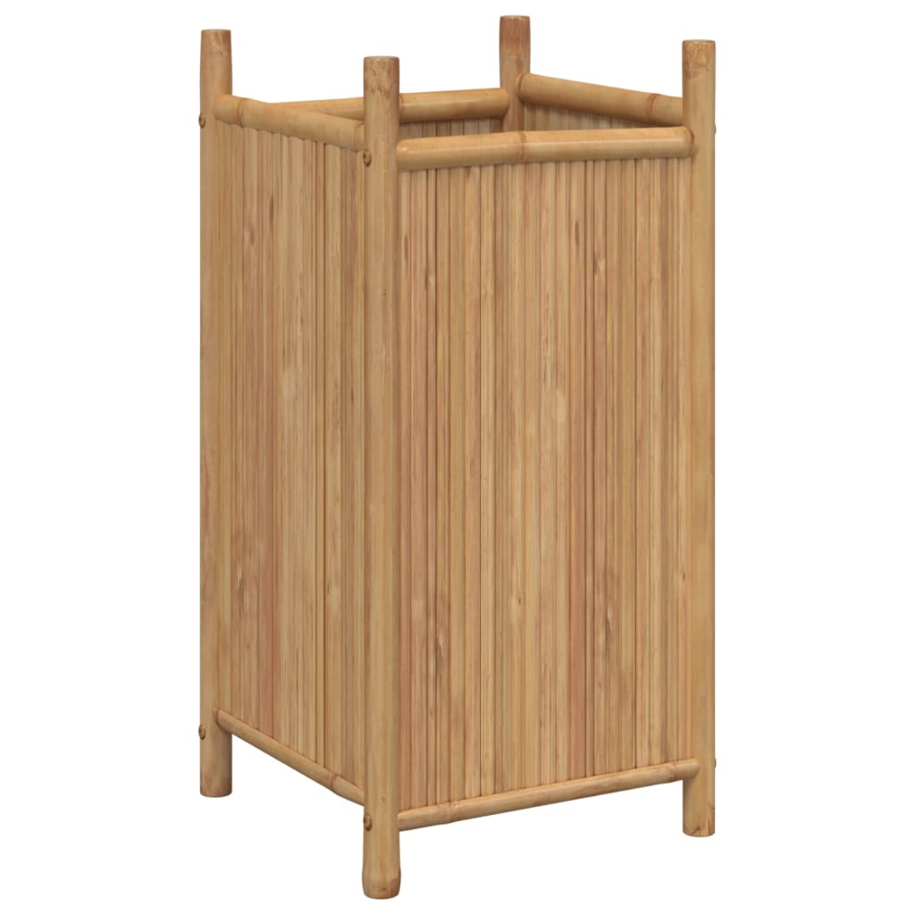 Planter 15.7"x15.7"x31.5" Bamboo W2B