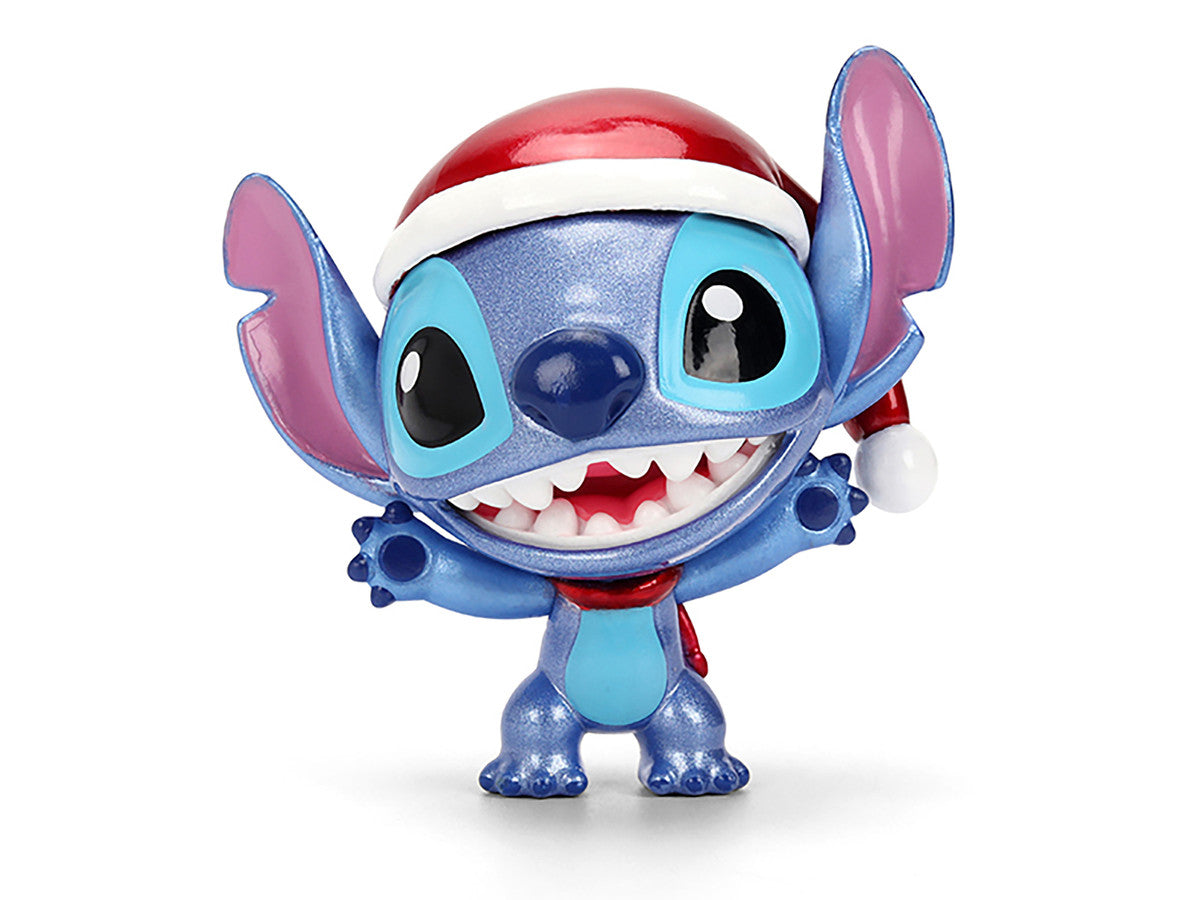 Set of 4 Diecast Figures "Disney's Stitch Christmas Edition" "Metalfigs" Series by Jada Jada