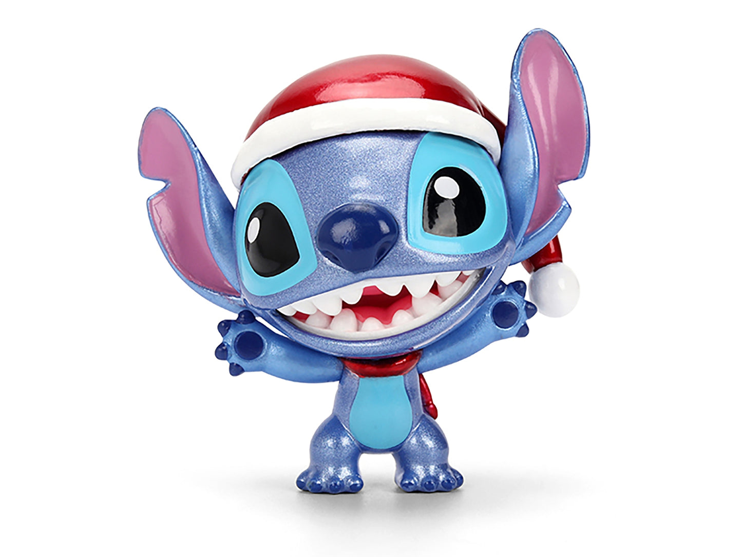 Set of 4 Diecast Figures "Disney's Stitch Christmas Edition" "Metalfigs" Series by Jada