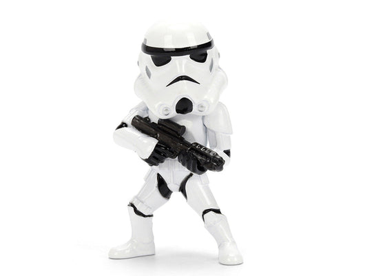 Set of 4 Diecast Figures "Star Wars" Movie Franchise "Metalfigs" Series Diecast Models by Jada Jada