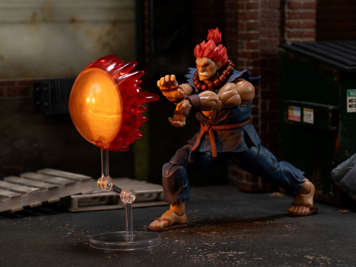Akuma 6" Moveable Figure with Accessories and Alternate Head and Hands "Ultra Street Fighter II: The Final Challengers" (2017) Video Game Model by Jada Jada
