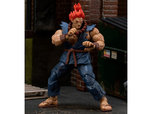 Akuma 6" Moveable Figure with Accessories and Alternate Head and Hands "Ultra Street Fighter II: The Final Challengers" (2017) Video Game Model by Jada Jada