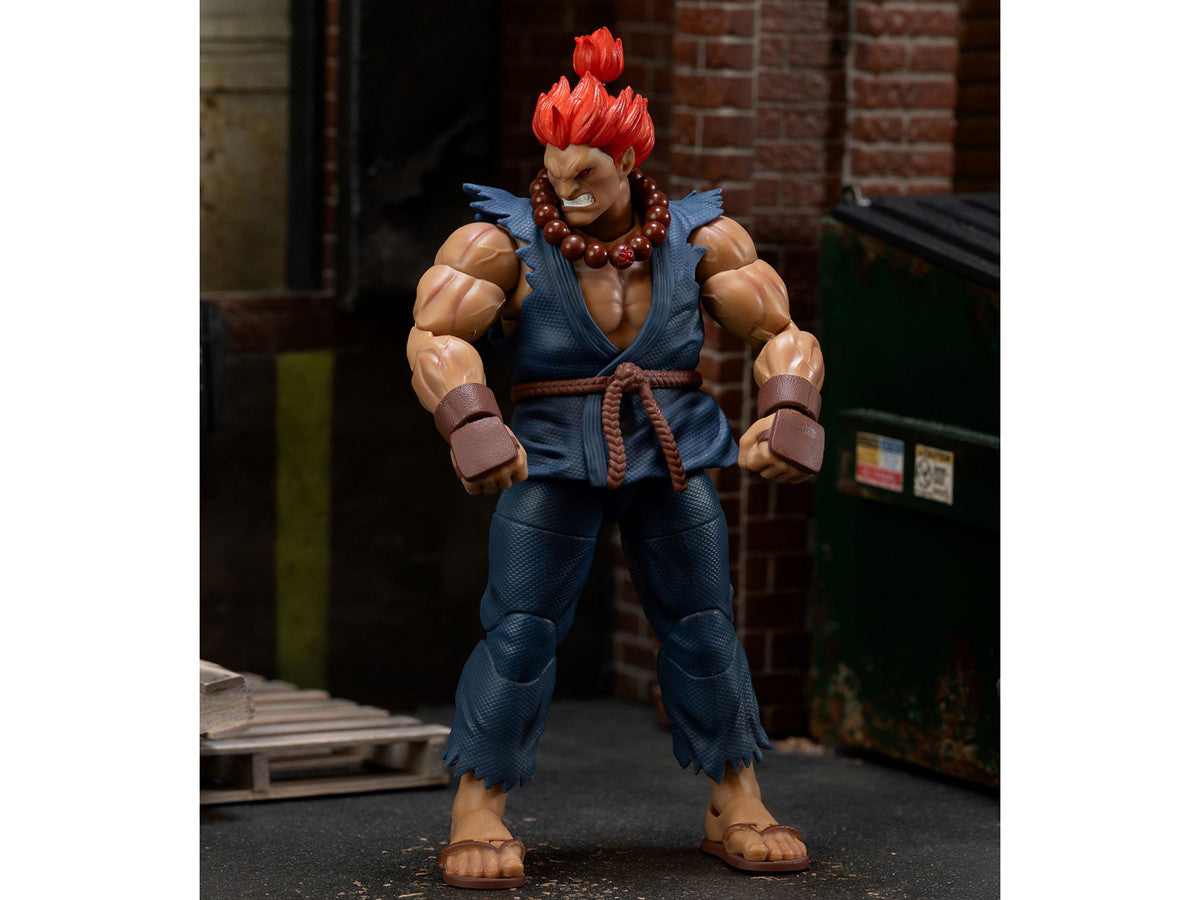 Akuma 6" Moveable Figure with Accessories and Alternate Head and Hands "Ultra Street Fighter II: The Final Challengers" (2017) Video Game Model by Jada Jada