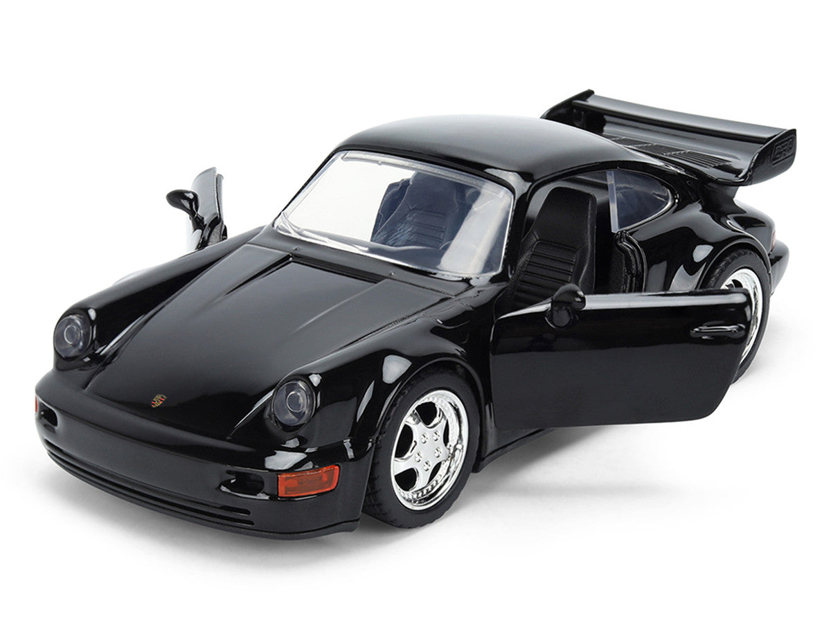 Porsche 911 Carrera RS 3.8 (964) Black "The Fast and the Furious: Tokyo Drift" (2006) Movie "25 Years of Fast & Furious" Series 1/32 Diecast Model Car by Jada Jada