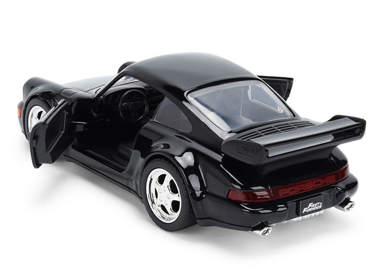 Porsche 911 Carrera RS 3.8 (964) Black "The Fast and the Furious: Tokyo Drift" (2006) Movie "25 Years of Fast & Furious" Series 1/32 Diecast Model Car by Jada Jada