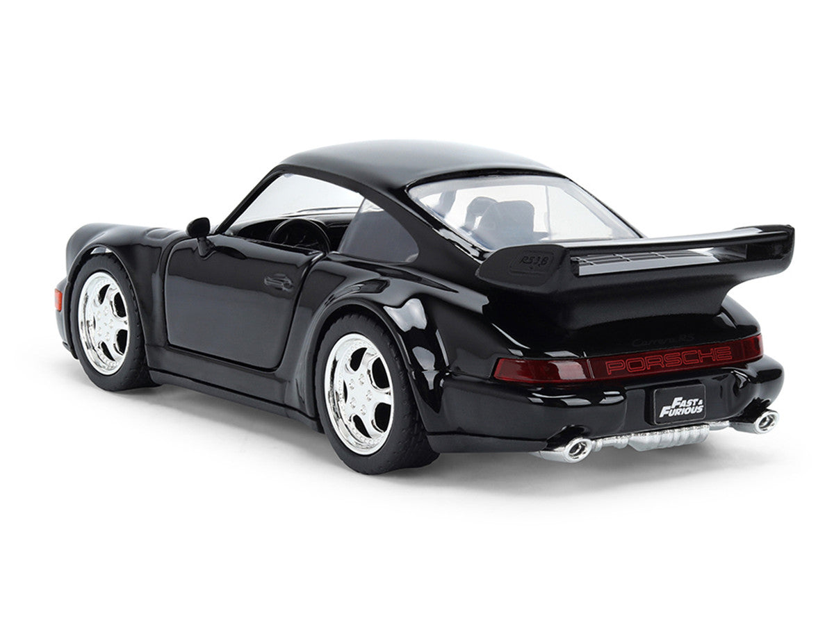Porsche 911 Carrera RS 3.8 (964) Black "The Fast and the Furious: Tokyo Drift" (2006) Movie "25 Years of Fast & Furious" Series 1/32 Diecast Model Car by Jada Jada