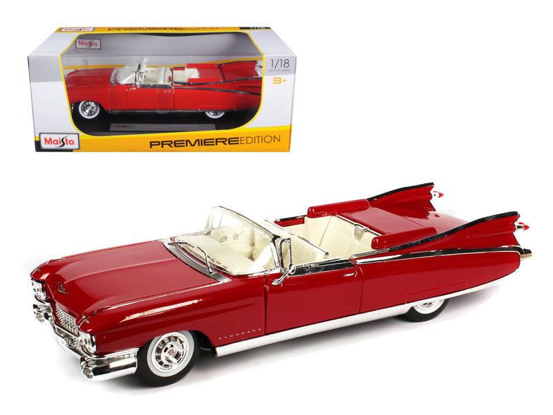 1959 Cadillac Eldorado Biarritz Red 1/18 Diecast Model Car by Maisto Maisto