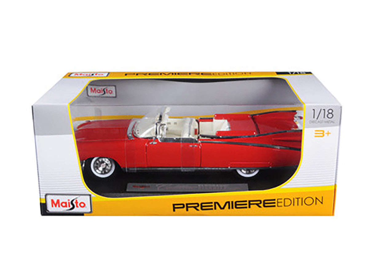 1959 Cadillac Eldorado Biarritz Red 1/18 Diecast Model Car by Maisto Maisto