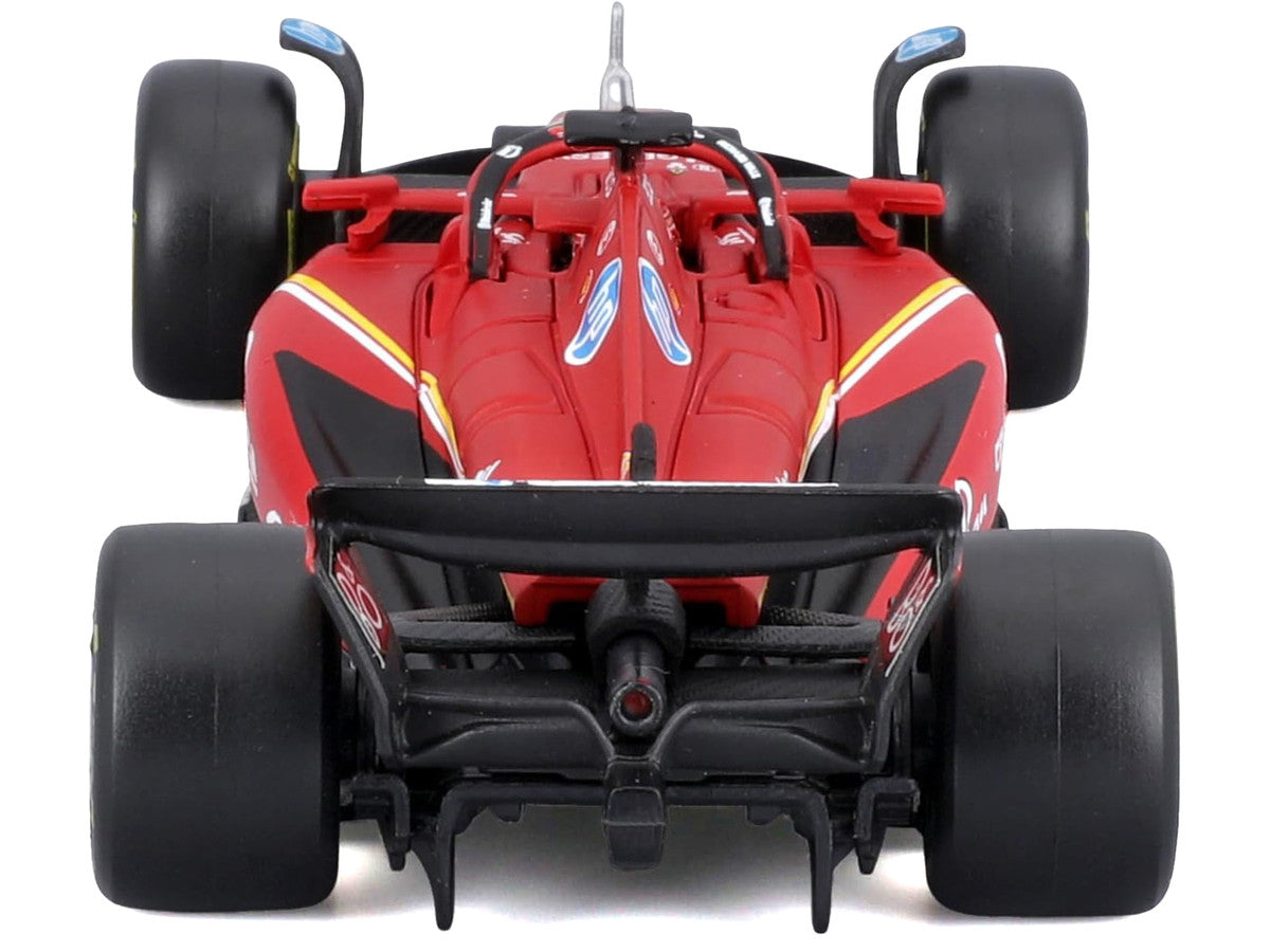 Ferrari SF-24 #16 Charles Leclerc "Formula One F1 World Championship" (2024) with Display Case "Formula Racing" Series 1/43 Diecast Model Car by Bburago Bburago