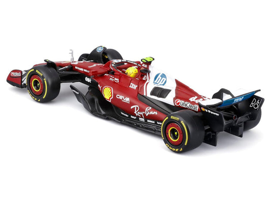 Ferrari SF-25 #44 Lewis Hamilton Formula One F1 "World Championship" (2025) with Display Case 1/43 Diecast Model Car by Bburago Bburago