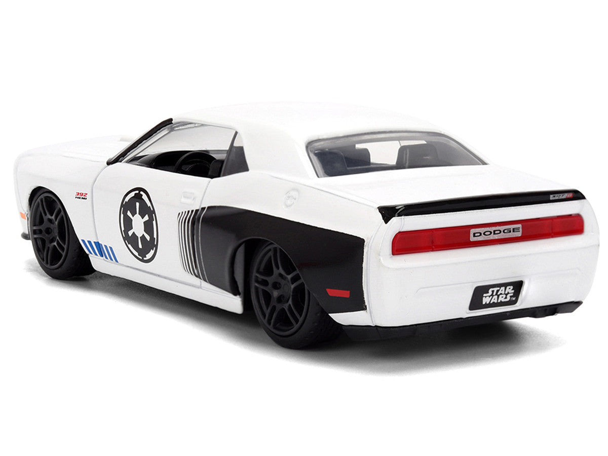 2012 Dodge Challenger SRT8 "Stormtrooper" Livery White with Graphics "Star Wars" Franchise "Hollywood Rides" Series 1/32 Diecast Model Car by Jada Jada