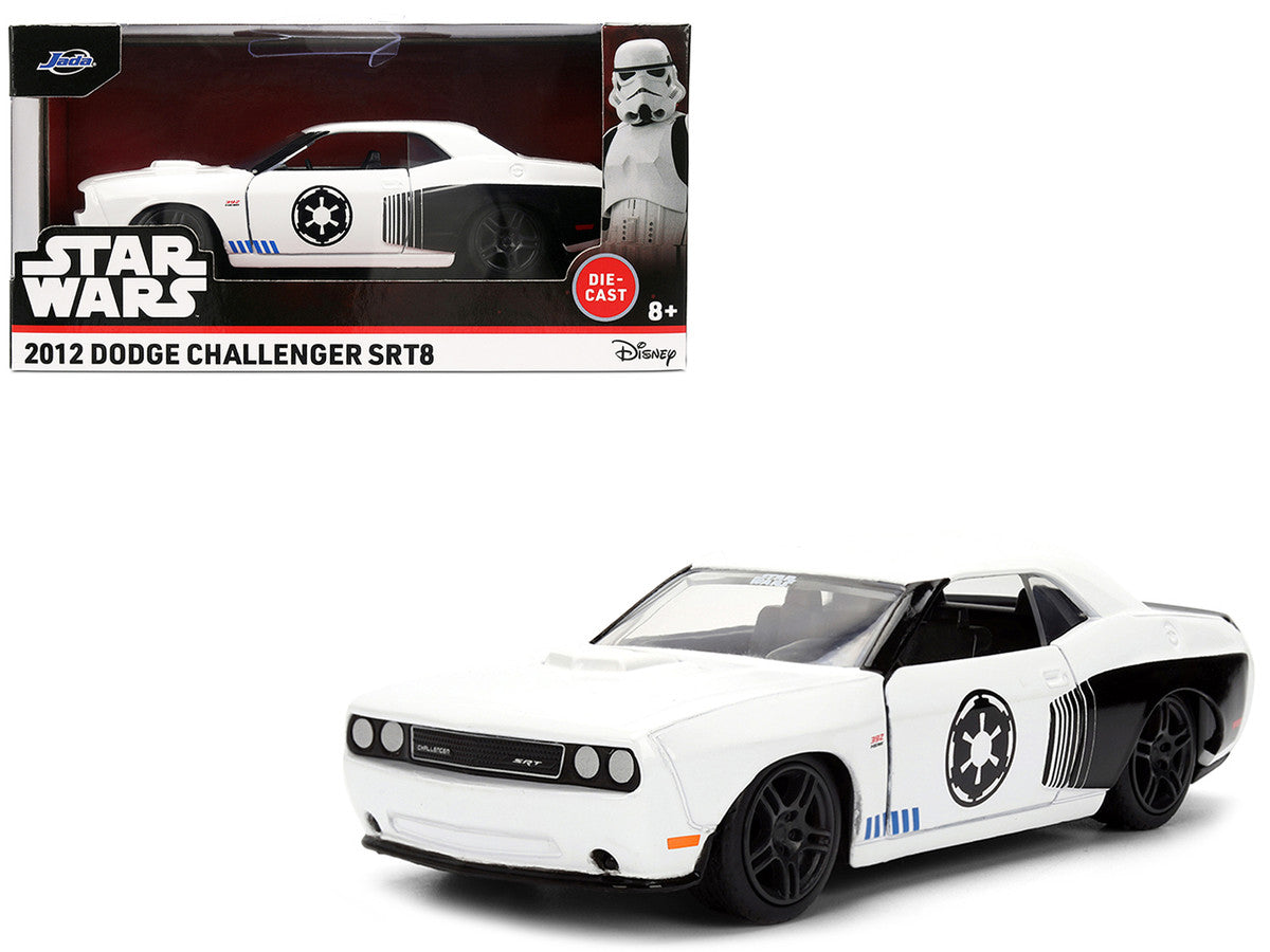 2012 Dodge Challenger SRT8 "Stormtrooper" Livery White with Graphics "Star Wars" Franchise "Hollywood Rides" Series 1/32 Diecast Model Car by Jada Jada