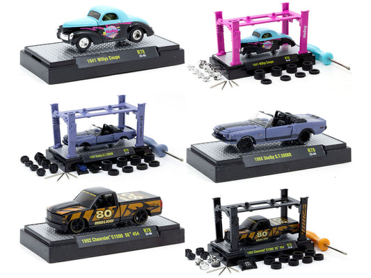 Model Kit 3 piece Car Set Release 78 Limited Edition to 9600 pieces Worldwide 1/64 Diecast Model Cars by M2 Machines M2