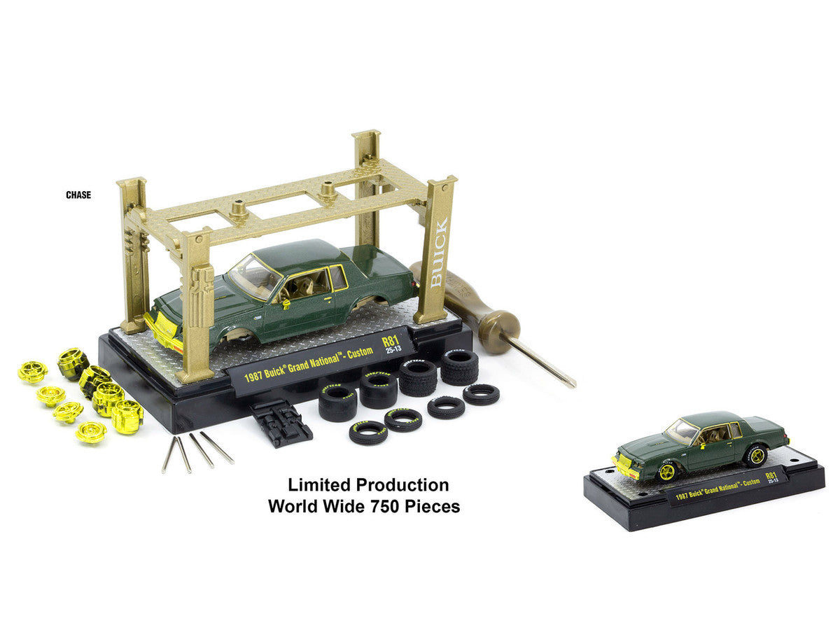 Model Kit 3 piece Car Set Release 81 Limited Edition to 9600 pieces Worldwide 1/64 Diecast Model Cars by M2 Machines M2