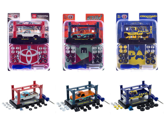 Model Kit 3 piece Car Set Release #88 Limited Edition to 4800 pieces Worldwide 1/64 Diecast Models by M2 Machines M2