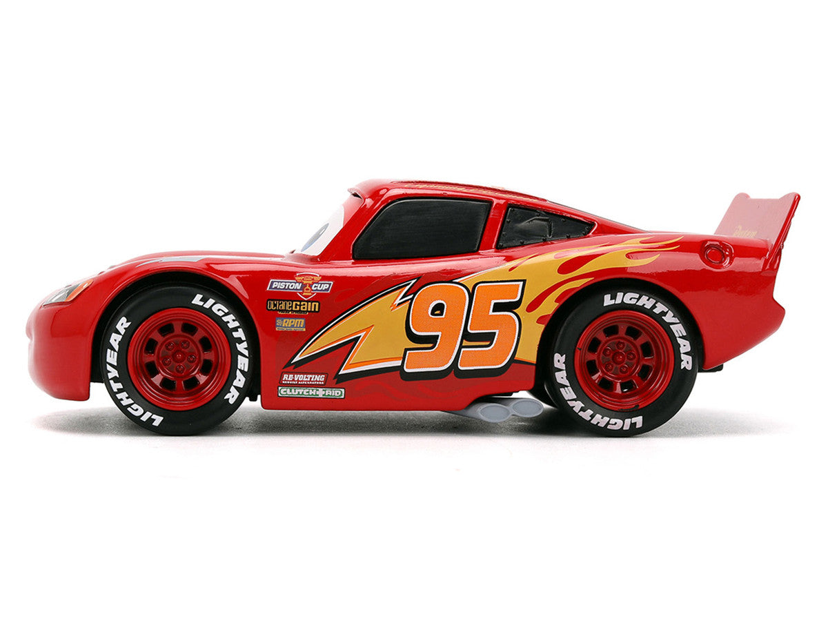 Lightning McQueen #95 Red "Cars" (2006) Movie "Hollywood Rides" Series 1/32 Diecast Model Car by Jada Jada