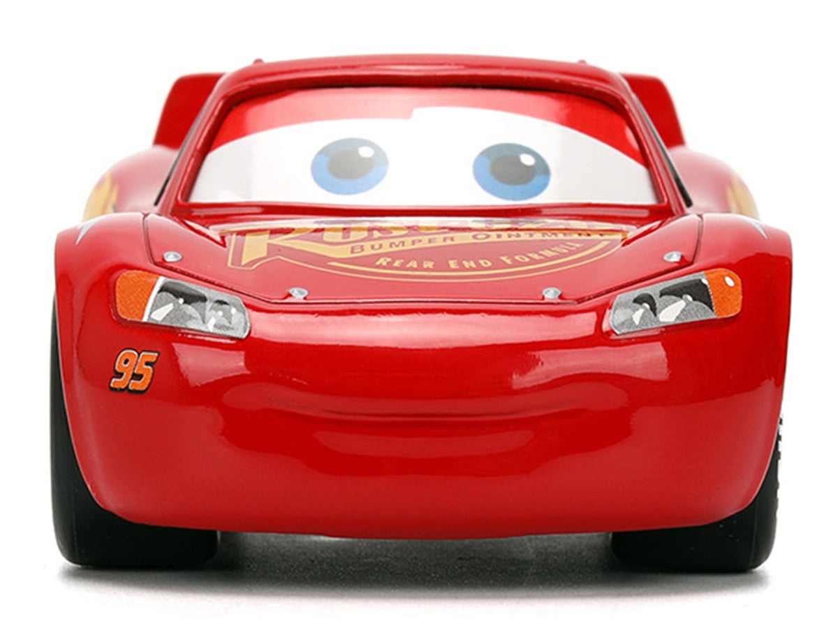 Lightning McQueen #95 Red "Cars" (2006) Movie "Hollywood Rides" Series 1/32 Diecast Model Car by Jada Jada