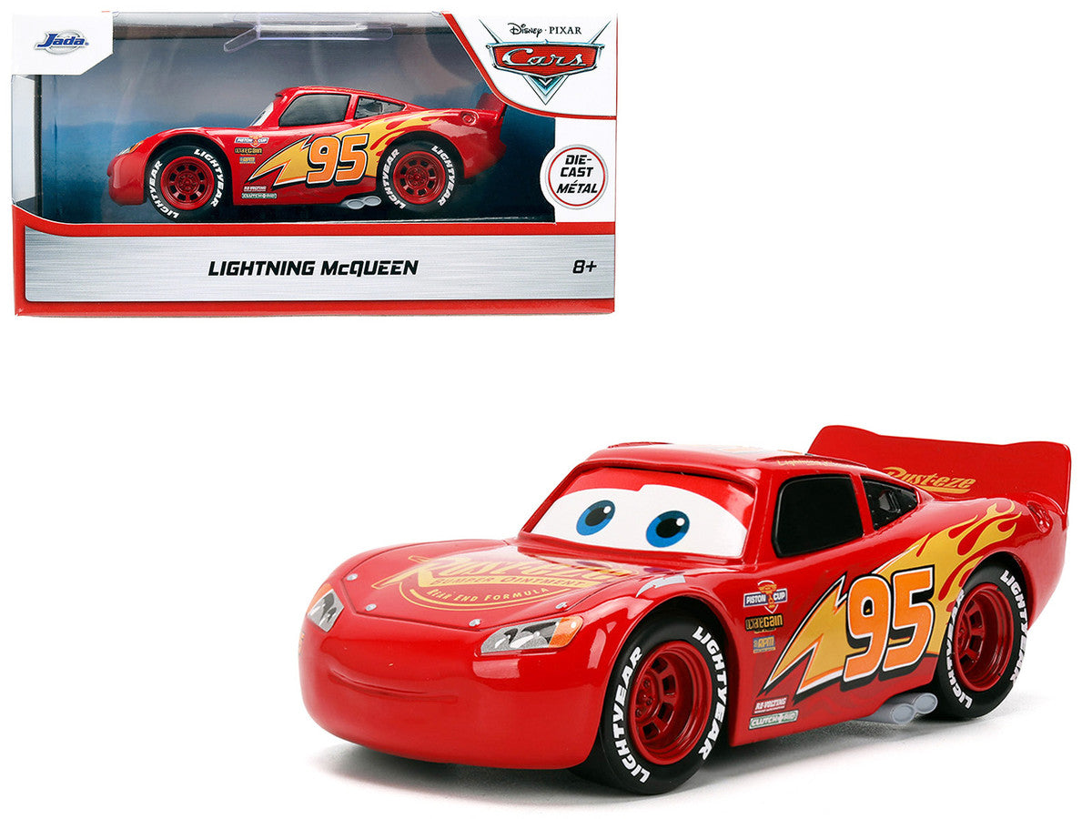 Lightning McQueen #95 Red "Cars" (2006) Movie "Hollywood Rides" Series 1/32 Diecast Model Car by Jada Jada