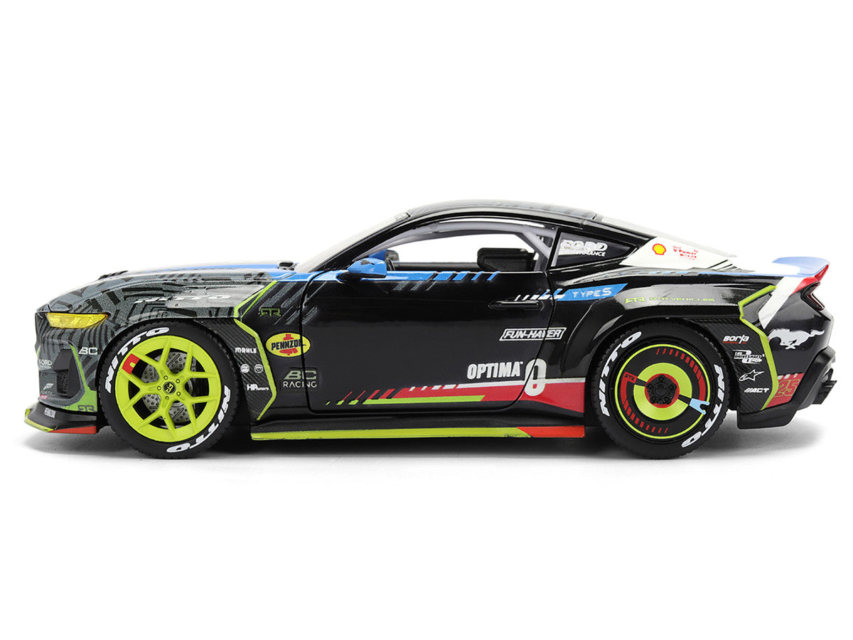 Ford Mustang RTR #25 Vaughn Gittin Jr. "Formula Drift PRO Championship" (2025) with Lights "RTR Vehicles" Series 1/24 Diecast Model Car by Jada Jada