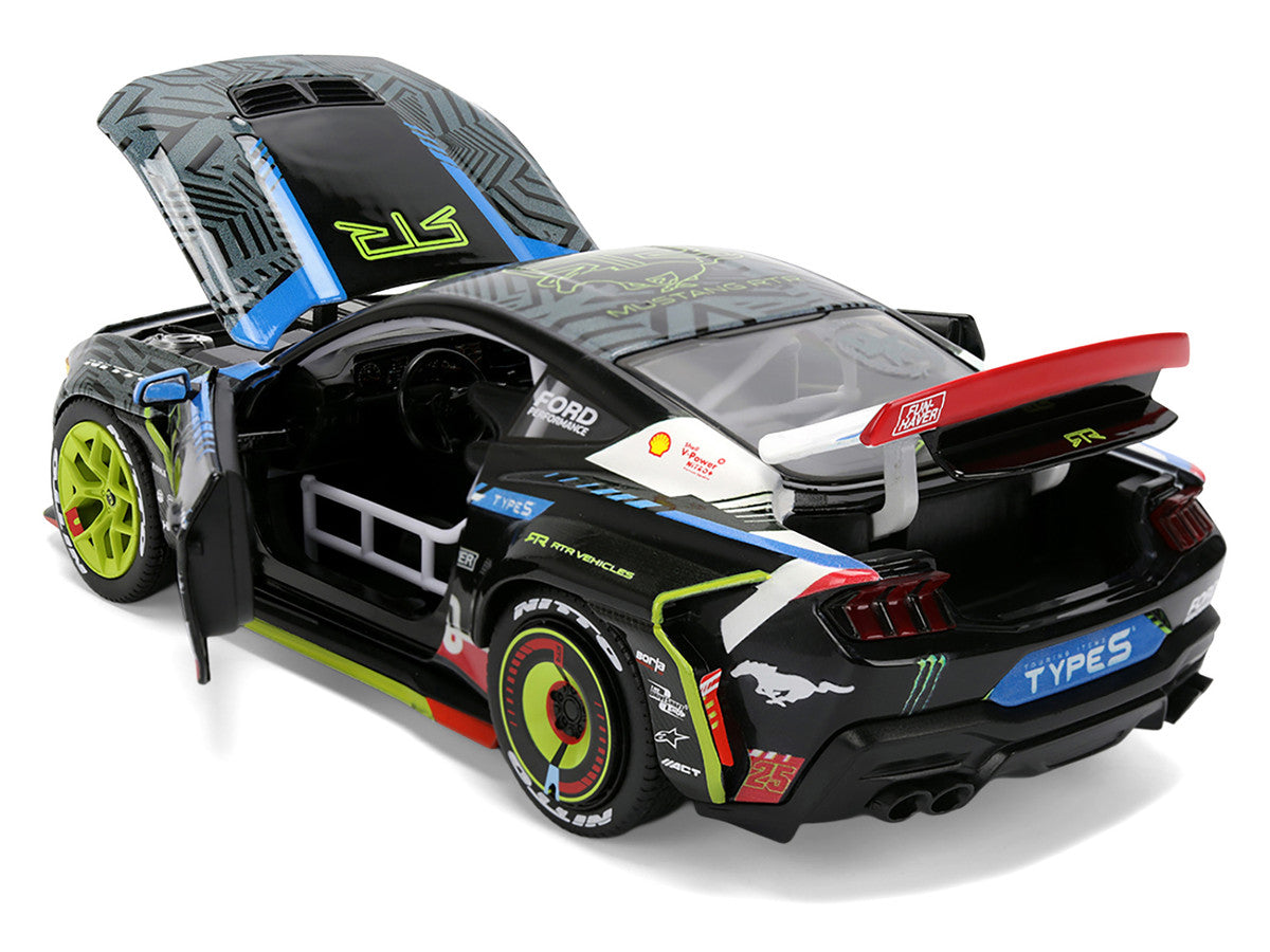 Ford Mustang RTR #25 Vaughn Gittin Jr. "Formula Drift PRO Championship" (2025) with Lights "RTR Vehicles" Series 1/24 Diecast Model Car by Jada Jada