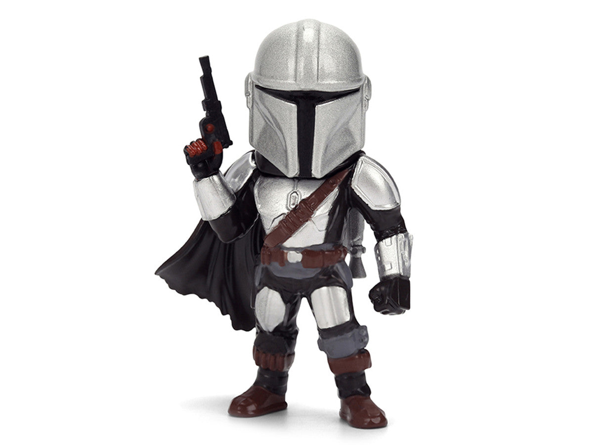 Set of 4 Diecast Figures "Star Wars: The Mandalorian & Grogu" (2026) Movie "Metalfigs" Series Diecast Models by Jada Jada