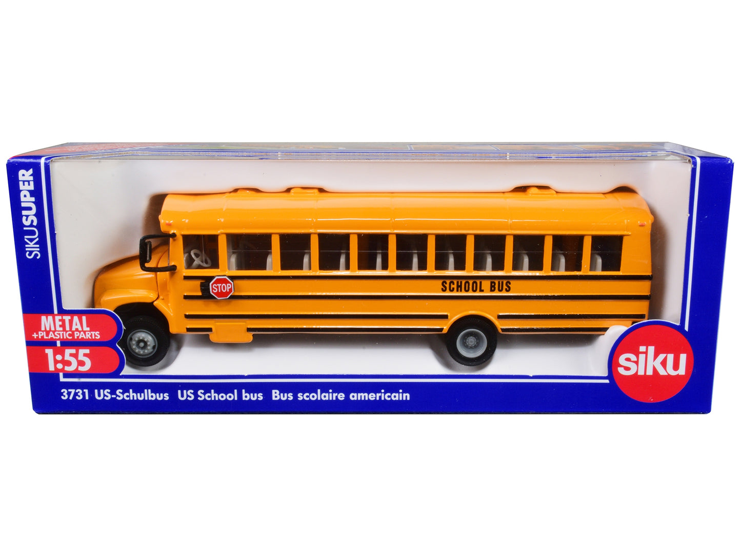 United States School Bus Yellow 1/55 Diecast Model by Siku