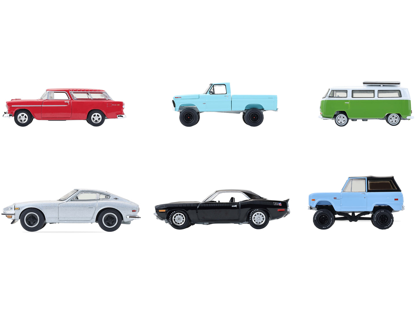 "Barrett-Jackson" Series 16 Set of 6 Cars 1/64 Diecast Model Cars by Greenlight