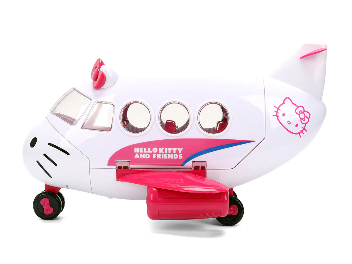 "Hello Kitty and Friends" Airplane Set with 3 Figures Model by Jada Jada